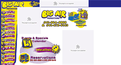 Desktop Screenshot of bigairjumphouses.com